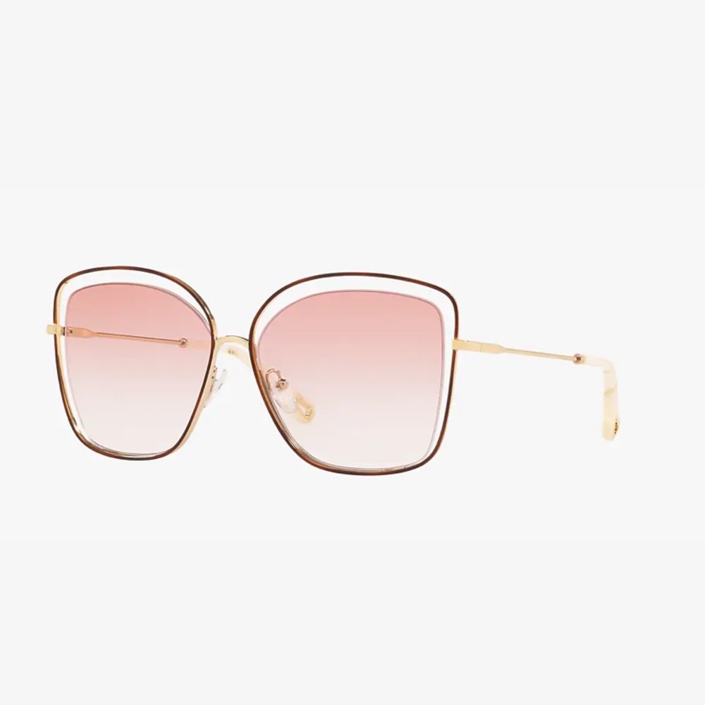 Chloé Tortoise/Pink Sunglasses